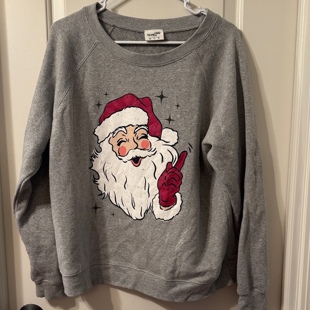 Livingfully Santa Claus Sweatshirt size M